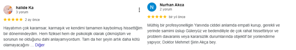 Dr. Psikolojik Danışman Mehmet Şirin Akça
