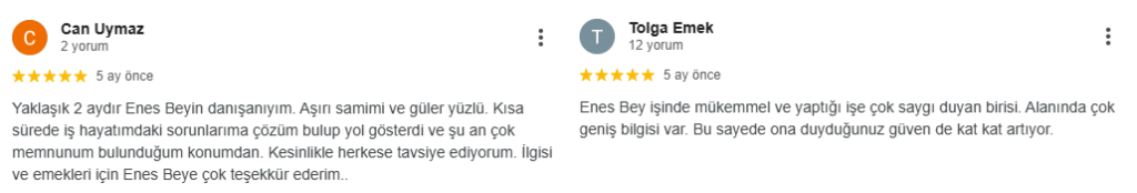 Uzm. Kl. Psikolog Enes Dinçer