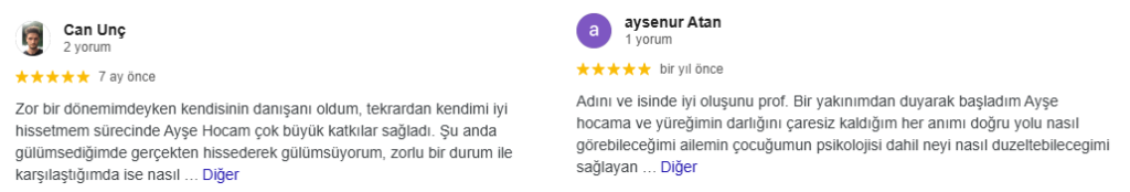 Uzman Klinik Psikolog Ayşe Dönerce