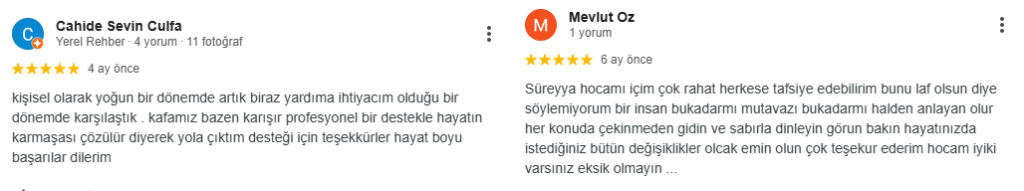 Kocaeli Psikolog Süreyya Çilenk