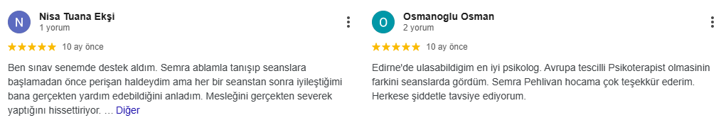 Uzm.Psikolog - Psikoterapist Semra Pehlivan