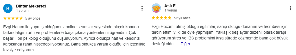 Uzman Klinik Psikolog Ezgi Yürük
